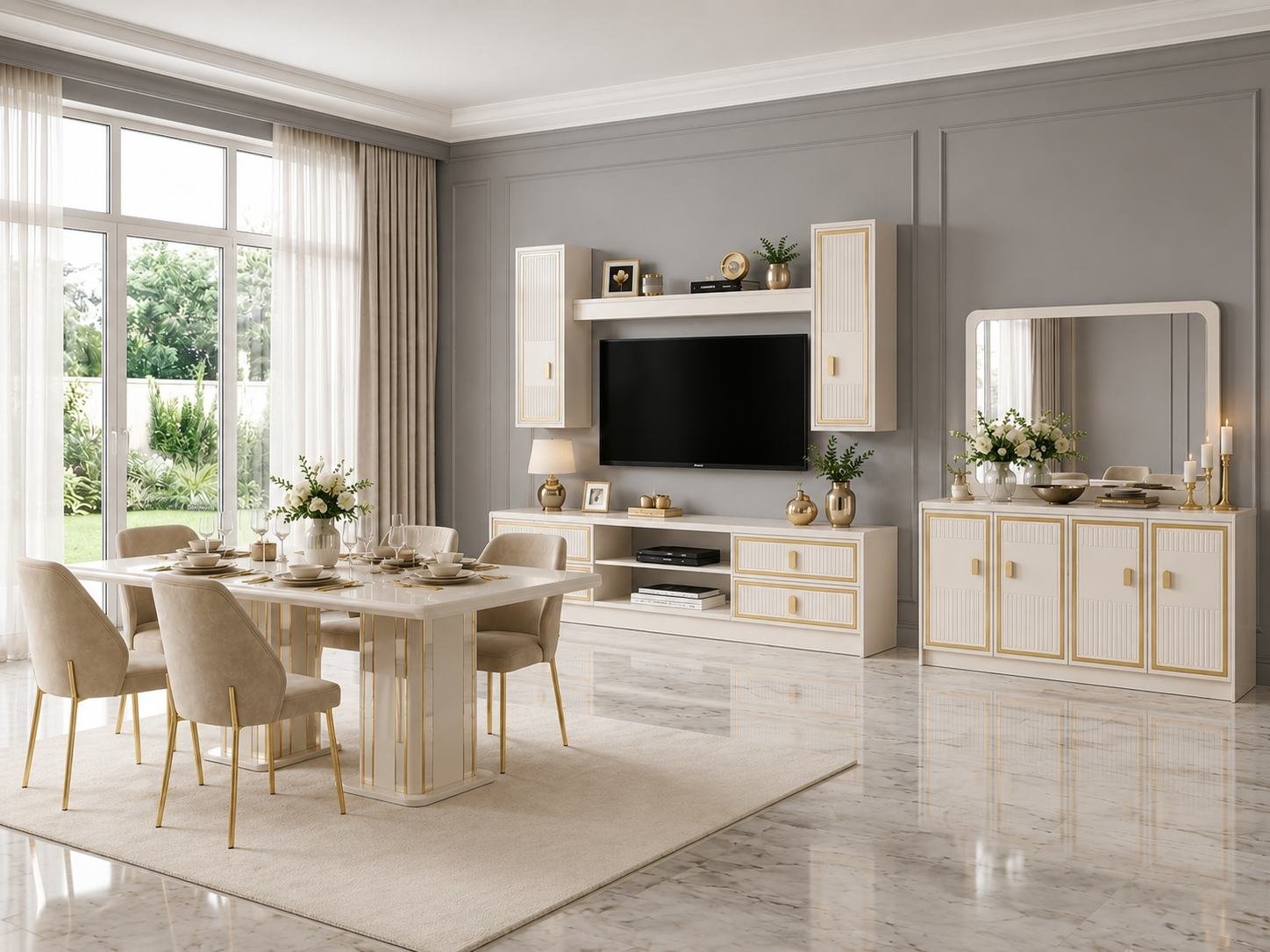 Milano Yemek Odası Takımı