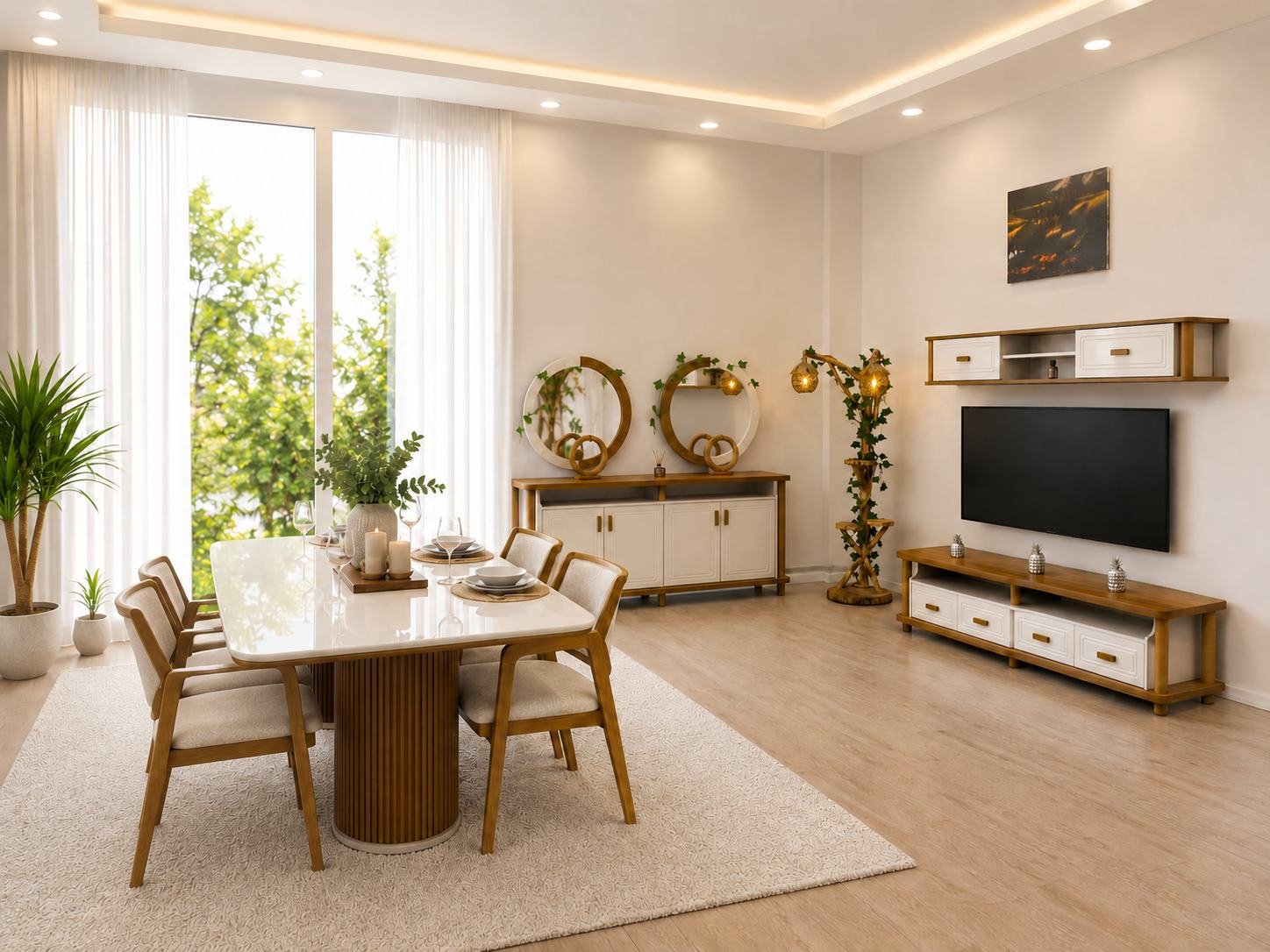 Paris Yemek Odası Takımı